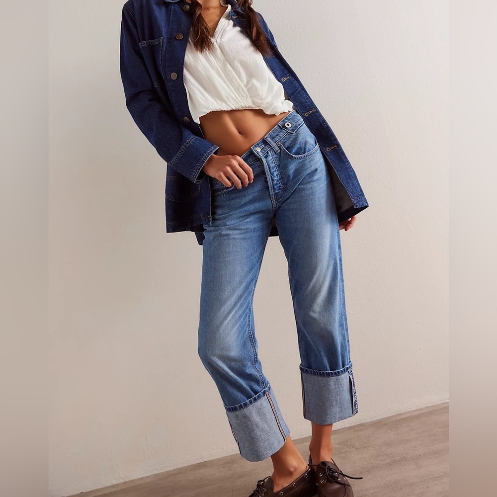 We The Free Slim Shade Selvedge Jeans